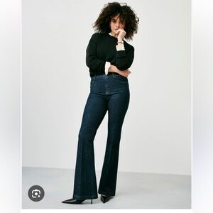 SPANX Dark Indigo Flare Jeans